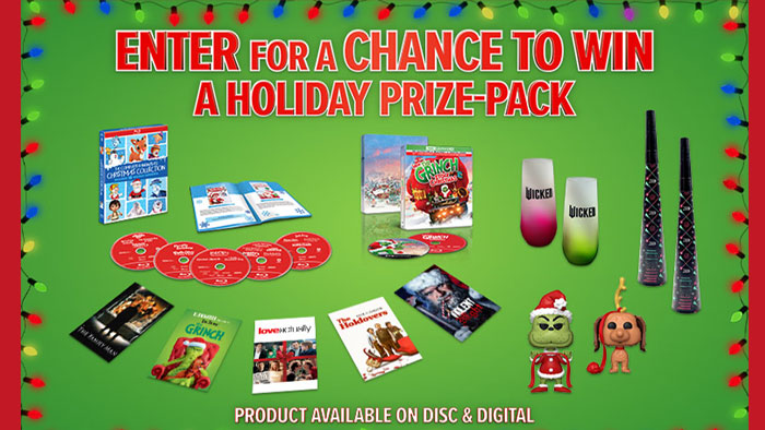 Universal Pictures Home Entertainment Holiday Sweepstakes