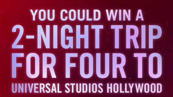 The Voice Universal Studios Hollywood Flyaway Sweepstakes