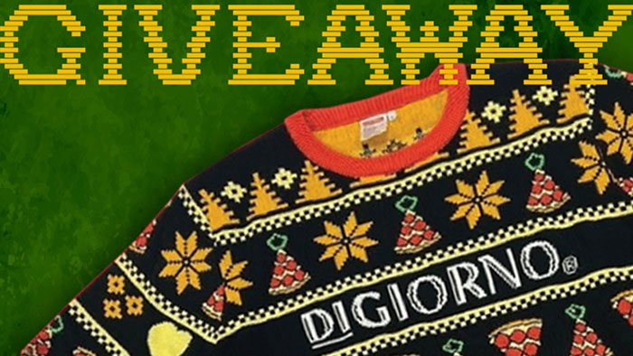 DiGiorno Holiday Sweater + Free Pizza Giveaway