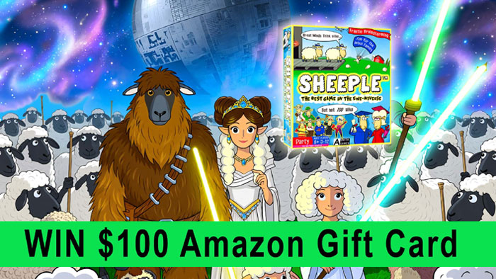 The SHEEPLE Games Saga $100 Amazon Gift Card Giveaway