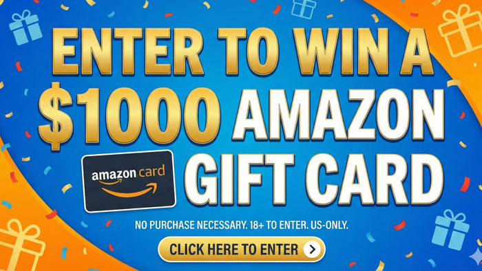 $1000 Amazon Gift Card Giveaway