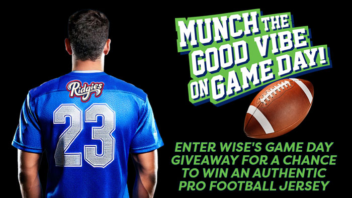 Wise Foods Game Day Sweepstakes (100 Winners)