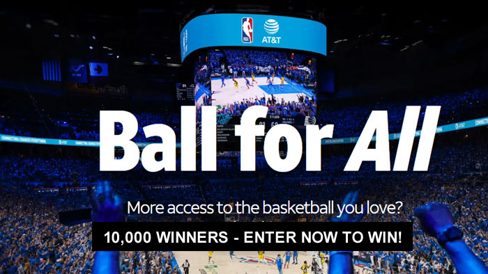 AT&T NBA Ball for All Sweepstakes (10,000 Winners)
