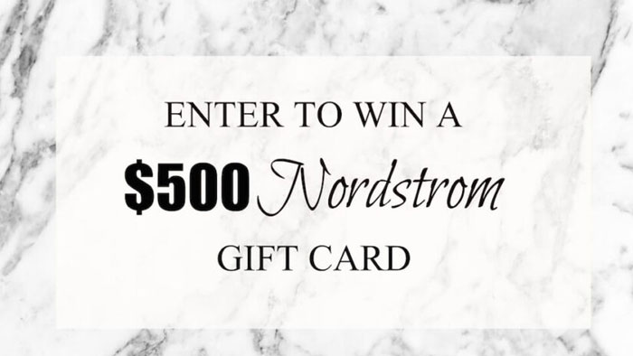 Nordstrom Beauty Gift Exchange $500 Gift Card Giveaway