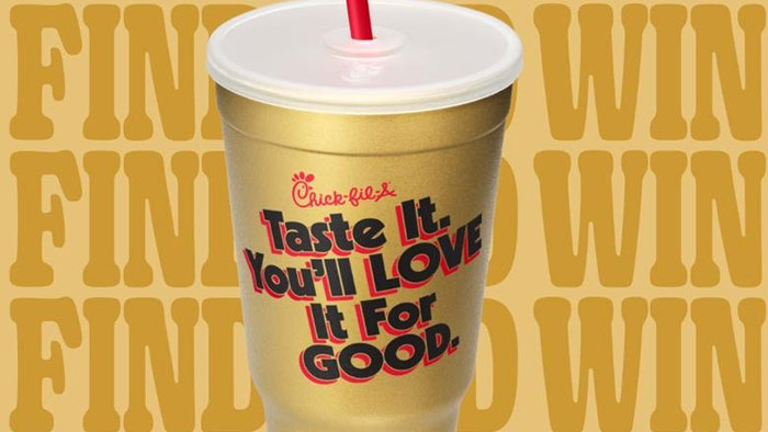Chick-fil-A The Golden Fan Cup Sweepstakes