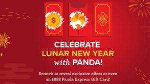 Panda Express Lunar New Year Good Fortune Scratcher Instant Win Game