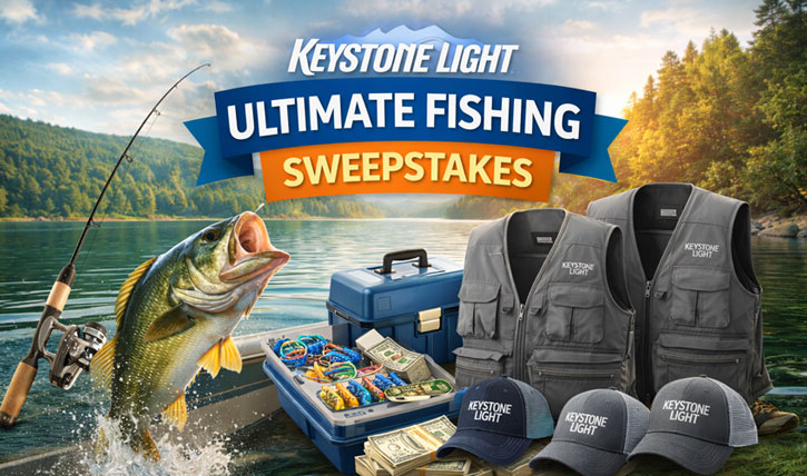 Keystone Light Fishing Instant Win Game (over 500 Winners)