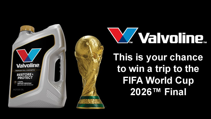 Valvoline For the Driven Instant Win Game & Sweepstakes (3,602 Prizes)