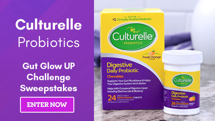 Culturelle Probiotics Gut Glow Up Challenge Sweepstakes (Weekly Winners)