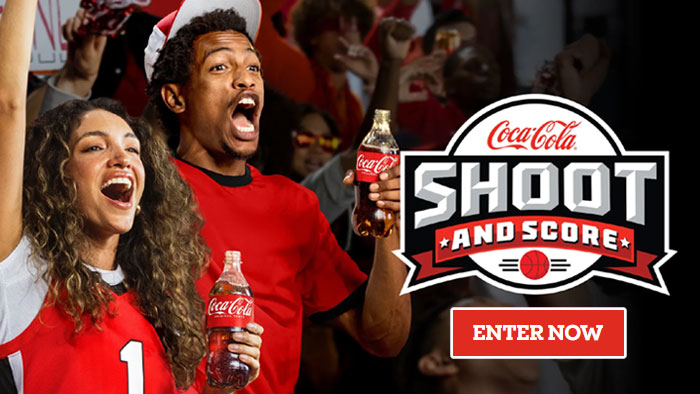 Coca‑Cola NCAA March Madness Shoot and Score Instant Win Game (301 Prizes)