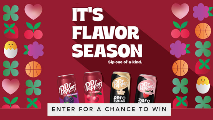 Dr Pepper Flavor Season Instant Win Game & Sweepstakes (353 Prizes)