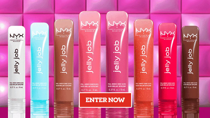 NYX Cosmetics Jelly Job High Shine Gloss PR Kit Sweepstakes (25 Winners)