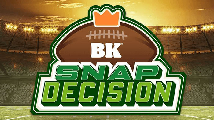 Burger King Snap Decision Instant Win Game