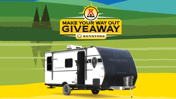 Win a KEYSTONE Passport 16-BHC RV Make Your Way Out Giveaway