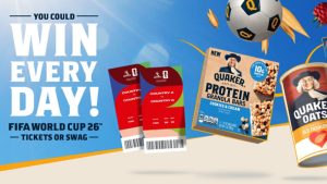 Quaker FIFA World Cup 26 Instant Win Game (1,679 Prizes)