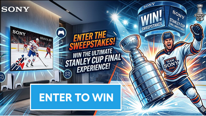 Sony Electronics Stanley Cup Final Sweepstakes