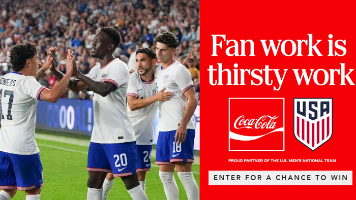 Coca‑Cola x QuikTrip U.S. Soccer Instant Win Game and Sweepstakes (543 Prizes)