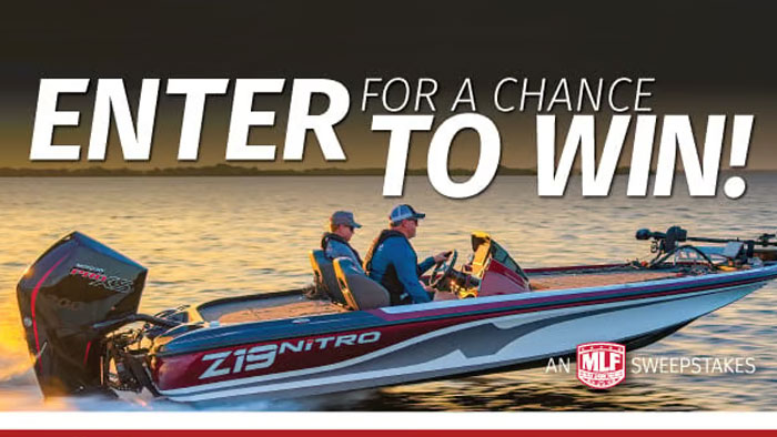 Major League Fishing Bass Pro Shops Nitro Boats Z19 Sweepstakes