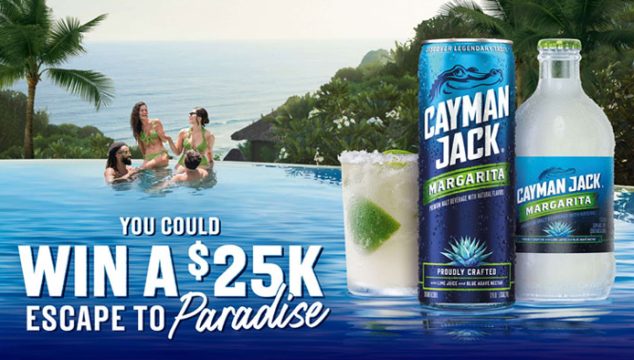 Cayman Jack Escape-to-Paradise $25,000 Sweepstakes