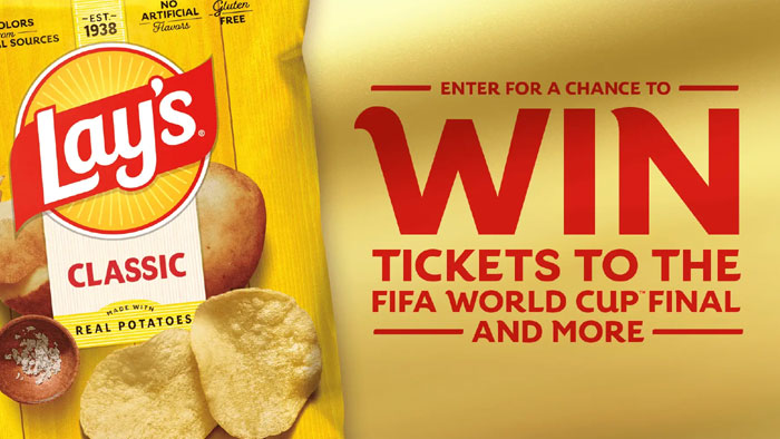 Lay’s x FIFA World Cup 26 Gear Up for the Final Match Instant Win Game & Sweepstakes (2,001 Prizes)