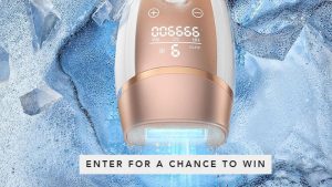 Enter for your chance to win a Deplite IPL Hair Removal Device. The Deplite IPL Hair Removal Device is an at-home, handheld gadget designed to reduce unwanted body and facial hair using Intense Pulsed Light (IPL) technology. It features built-in ice-cooling systems to minimize discomfort and 9 adjustable energy levels to target hair follicles directly.