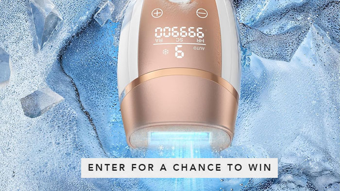 Enter for your chance to win a Deplite IPL Hair Removal Device. The Deplite IPL Hair Removal Device is an at-home, handheld gadget designed to reduce unwanted body and facial hair using Intense Pulsed Light (IPL) technology. It features built-in ice-cooling systems to minimize discomfort and 9 adjustable energy levels to target hair follicles directly.