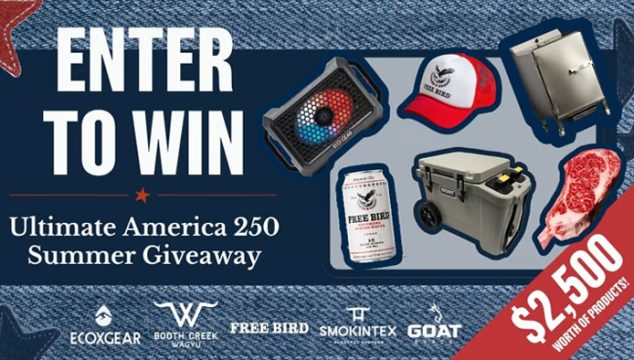 Free Bird Beverages America 250 Summer $2,500 Sweepstakes