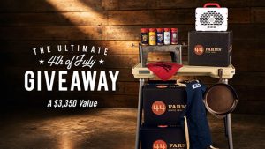 Enter 44 Farms 4th of July Giveaway. One winner will take home a Texas-sized prize, featuring 44 Farms premium Angus beef, elite outdoor gear, seasonings and grilling essentials valued at over $3,300