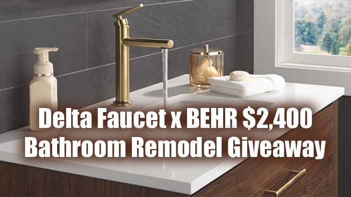 Delta Faucet x BEHR $2,400 Bathroom Remodel Giveaway