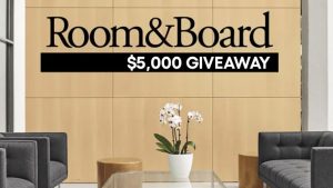 Room & Board $5,000 Gift Card Sweepstakes