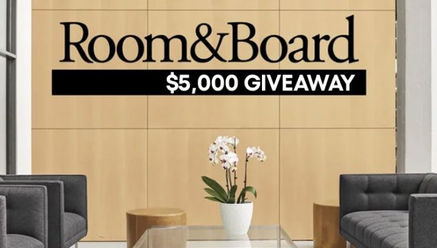 Room & Board $5,000 Gift Card Sweepstakes