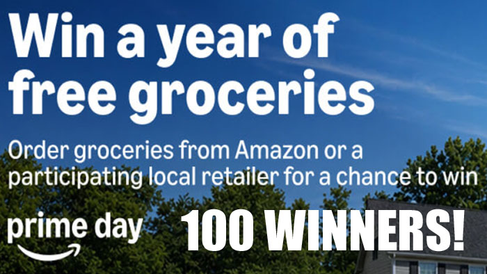 Do you want to win Amazon gift cards? The Amazon Grocery Sweepstakes is giving one hundred (100) winners each $10,000 in Amazon Gift Cards. With a total prize value of $1,000,000, winners can use their gift cards to purchase groceries and other eligible items available through Amazon. Each prize is awarded as a $10,000 Amazon Gift Card, giving winners the flexibility to shop for household essentials, pantry staples, fresh foods, and more through Amazon's grocery services.