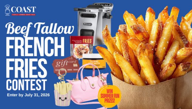 Coast Packing’s Beef Tallow French Fries Contest #BeefTallowFrenchFries