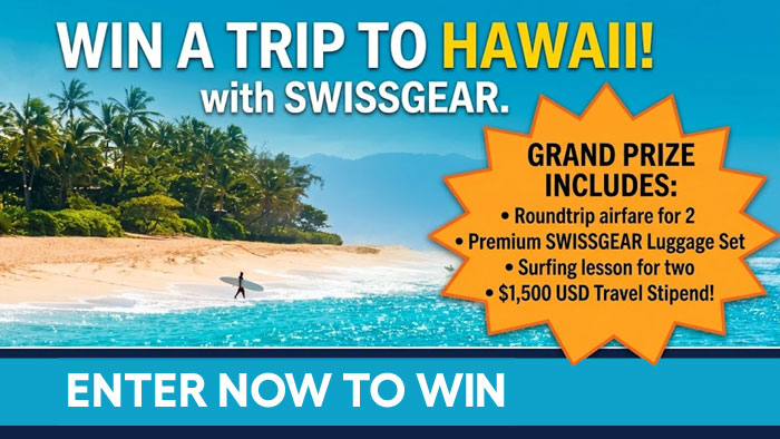 Swiss Gear Win a Trip to Hawaii Giveaway
