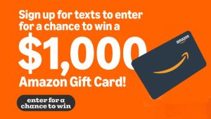 Amazon $1,000 Sweepstakes (100 Winners)