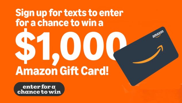 Amazon $1,000 Sweepstakes (100 Winners)