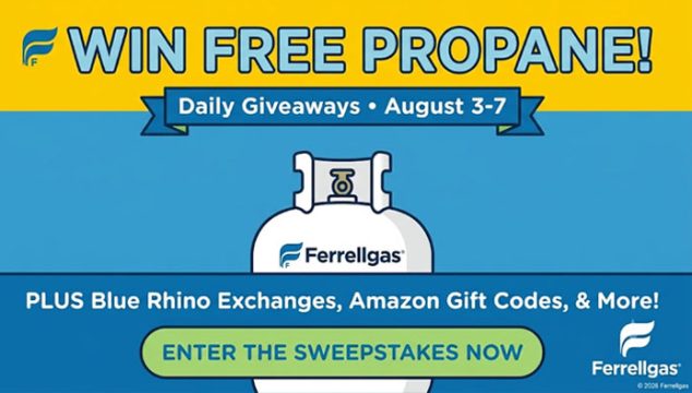 Ferrellgas Propane Deal Days Sweepstakes (50 Winners)