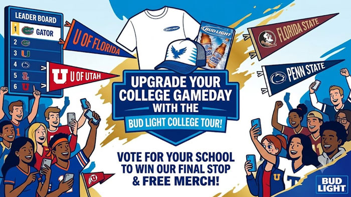 Bud Light X College Upgrade Your Game Day Instant Win Game (2,000 Prizes)