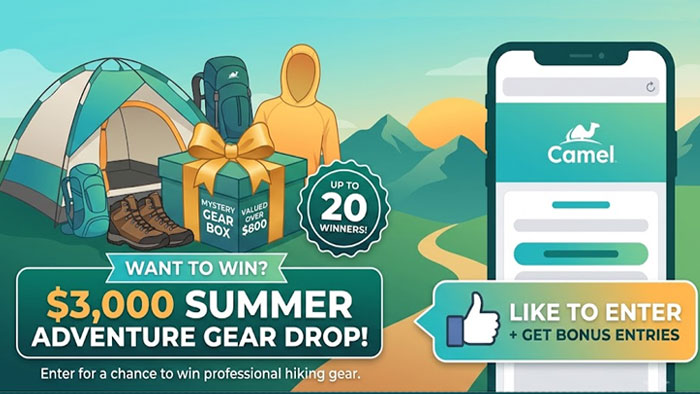 Camel Outdoors $3,000 Summer Adventure Gear Drop Giveaway