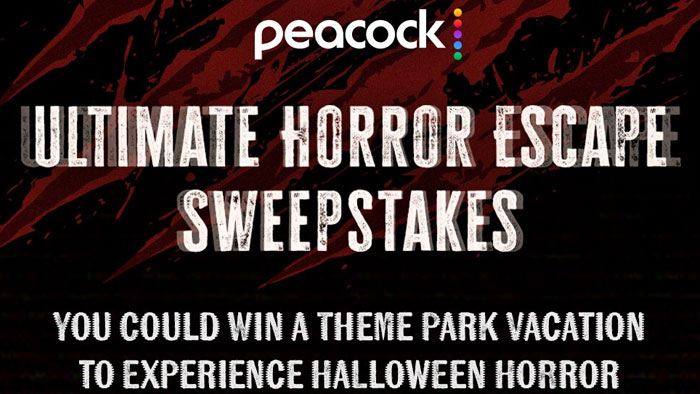 NBC Peacock's Ultimate Horror Escape Sweepstakes