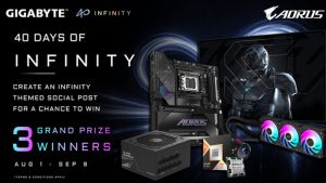 GIGABYTE 40 Your Infinity 40th Anniversary Giveaway