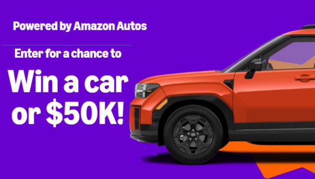 Amazon Haul Car Sweepstakes - Car or $50,000 Cash!