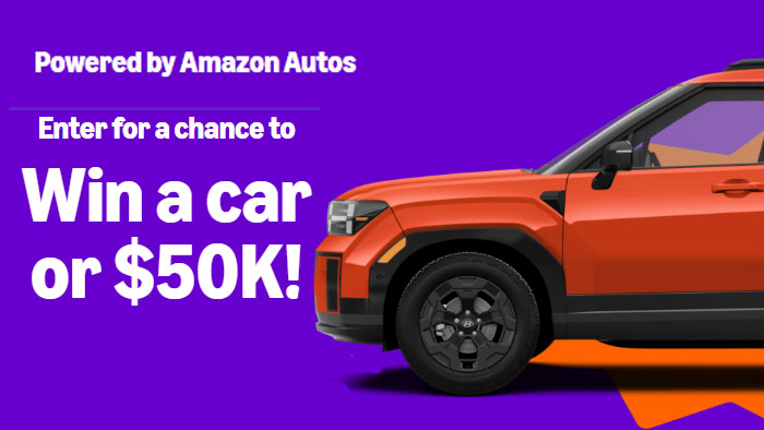 Amazon Haul Car Sweepstakes - Car or $50,000 Cash!