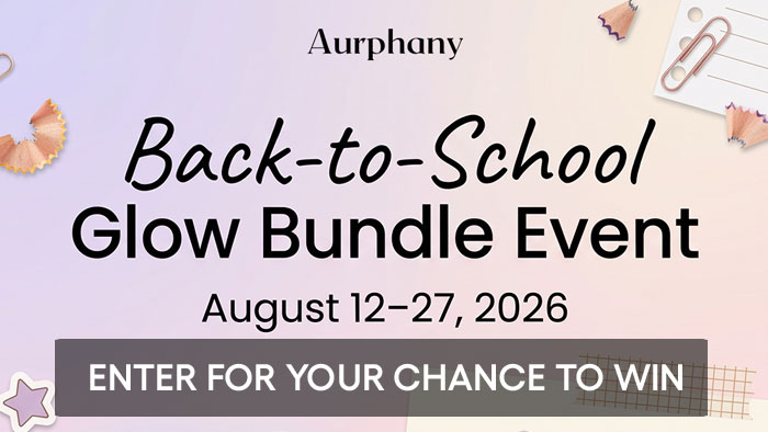 Aurphany Back-to-School Glow Bundle Giveaway