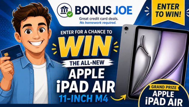 Bonus Joe Apple iPad Air 11 Giveaway