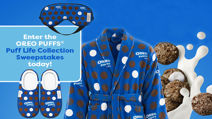 OREO PUFFS Cereal Puff Life Summer Sweepstakes