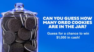 OREO Guess How Many Cookie Jar Sweepstakes