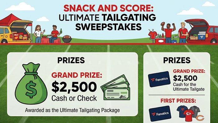 Kellanova Snack & Score Sweepstakes (Weekly Winners)