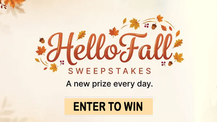 Shop LC Hello Fall Sweepstakes (Daily Winners)