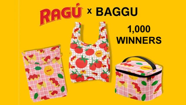 RAGU x BAGGU 2.0 Sweepstakes (1,000 Winners)